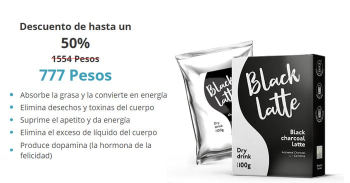 Black Latte Mexico precio, opiniones, instrucciones de uso 